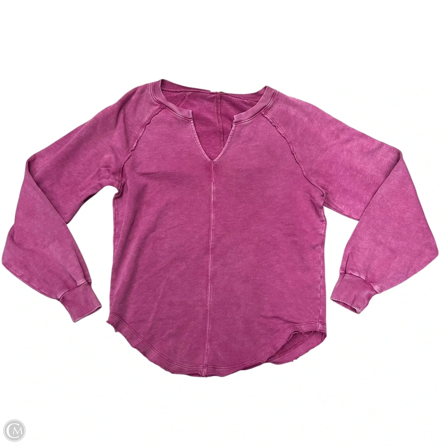 Sweatshirt Crewneck By Pilcro In Purple, Size: Xs