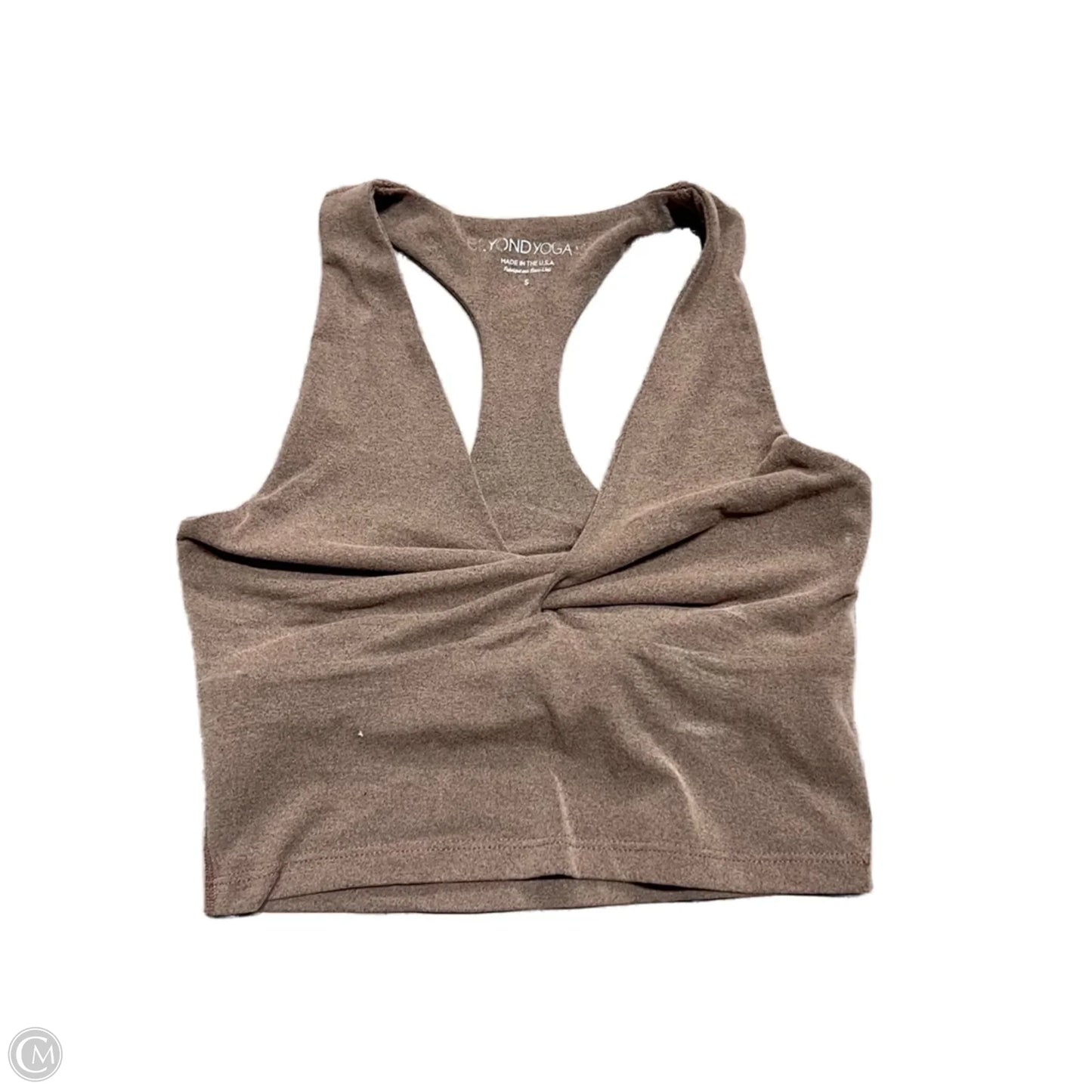 Athletic Bra By Beyond Yoga In Brown, Size: S