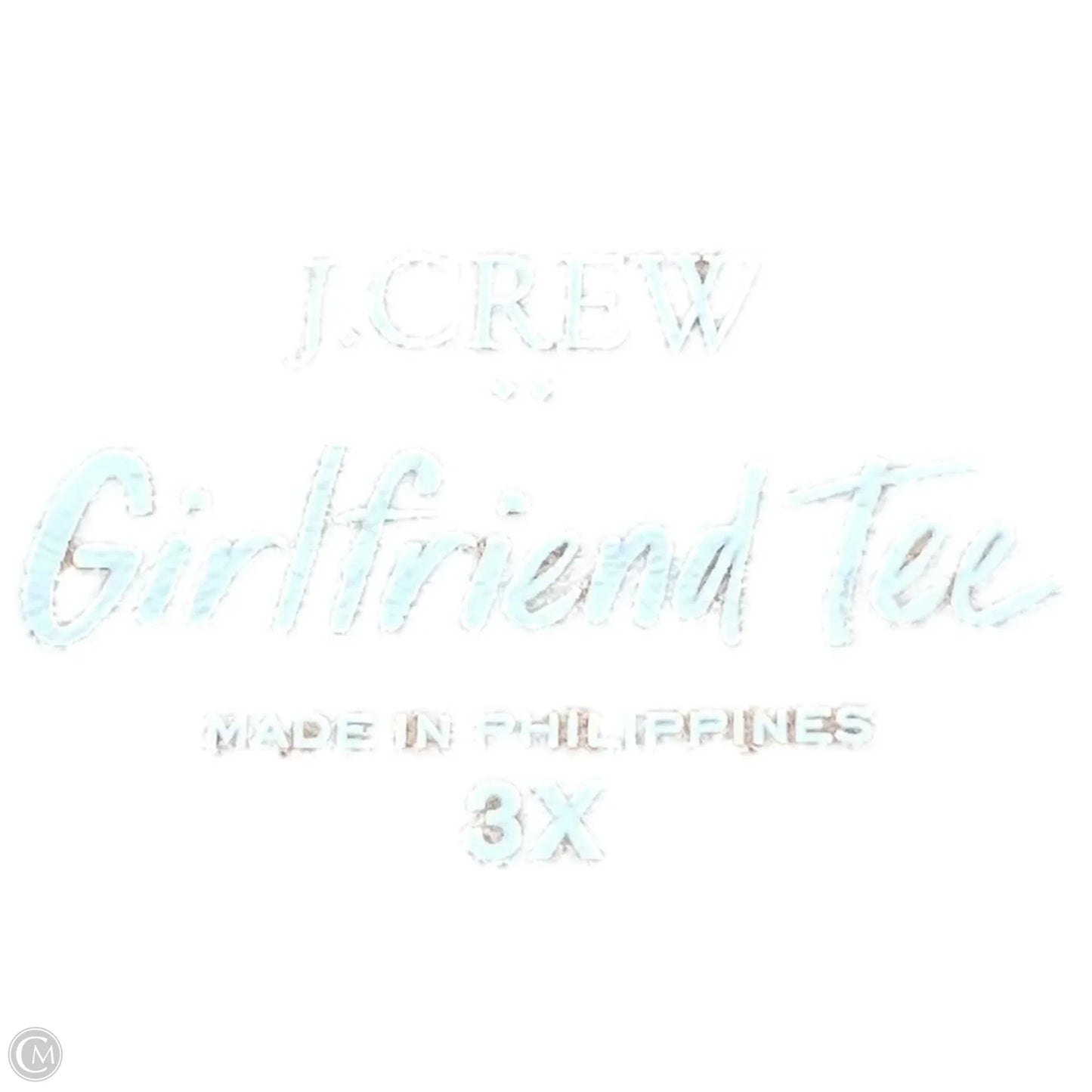 Top Short Sleeve Basic By J. Crew In Tan, Size: 3x