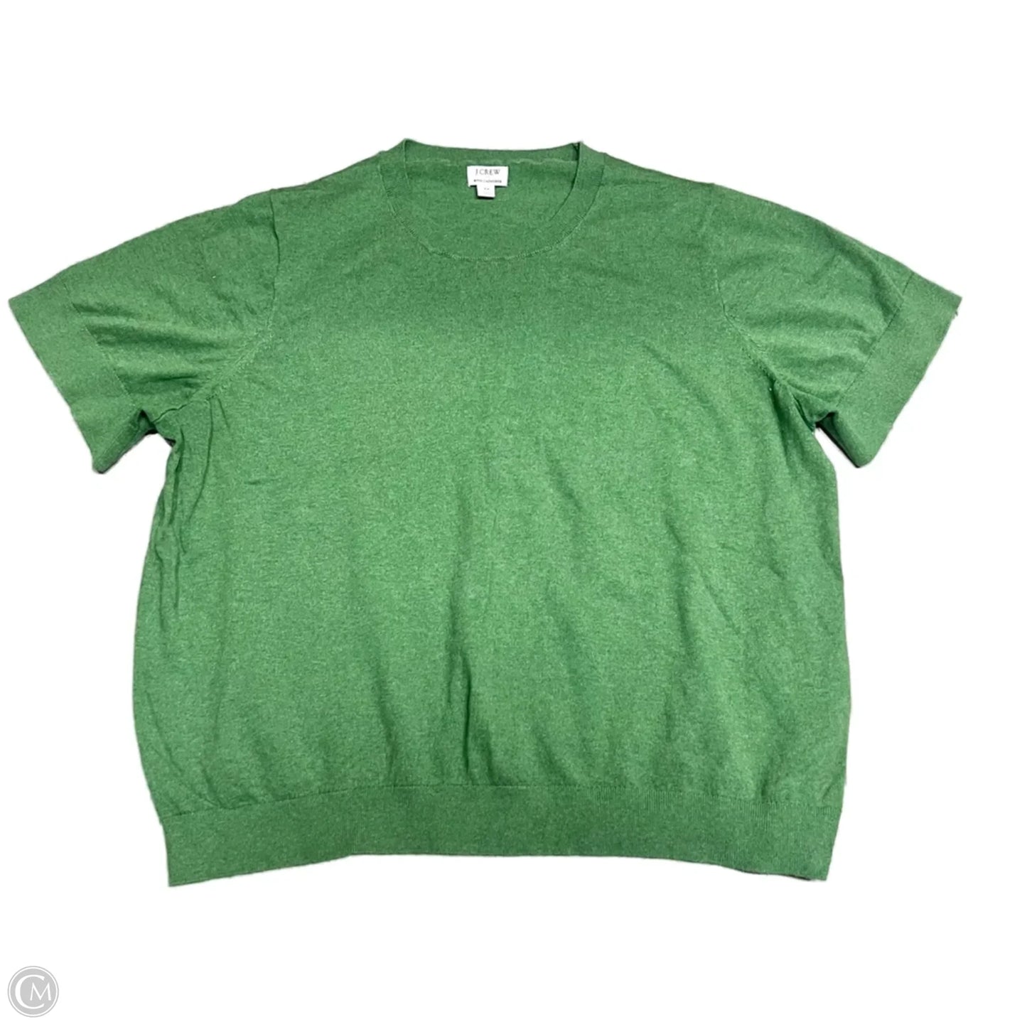 Sweater Short Sleeve By J. Crew In Green, Size: 3x