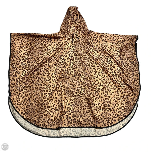 Poncho By Chicos In Leopard Print, Size: Osfm