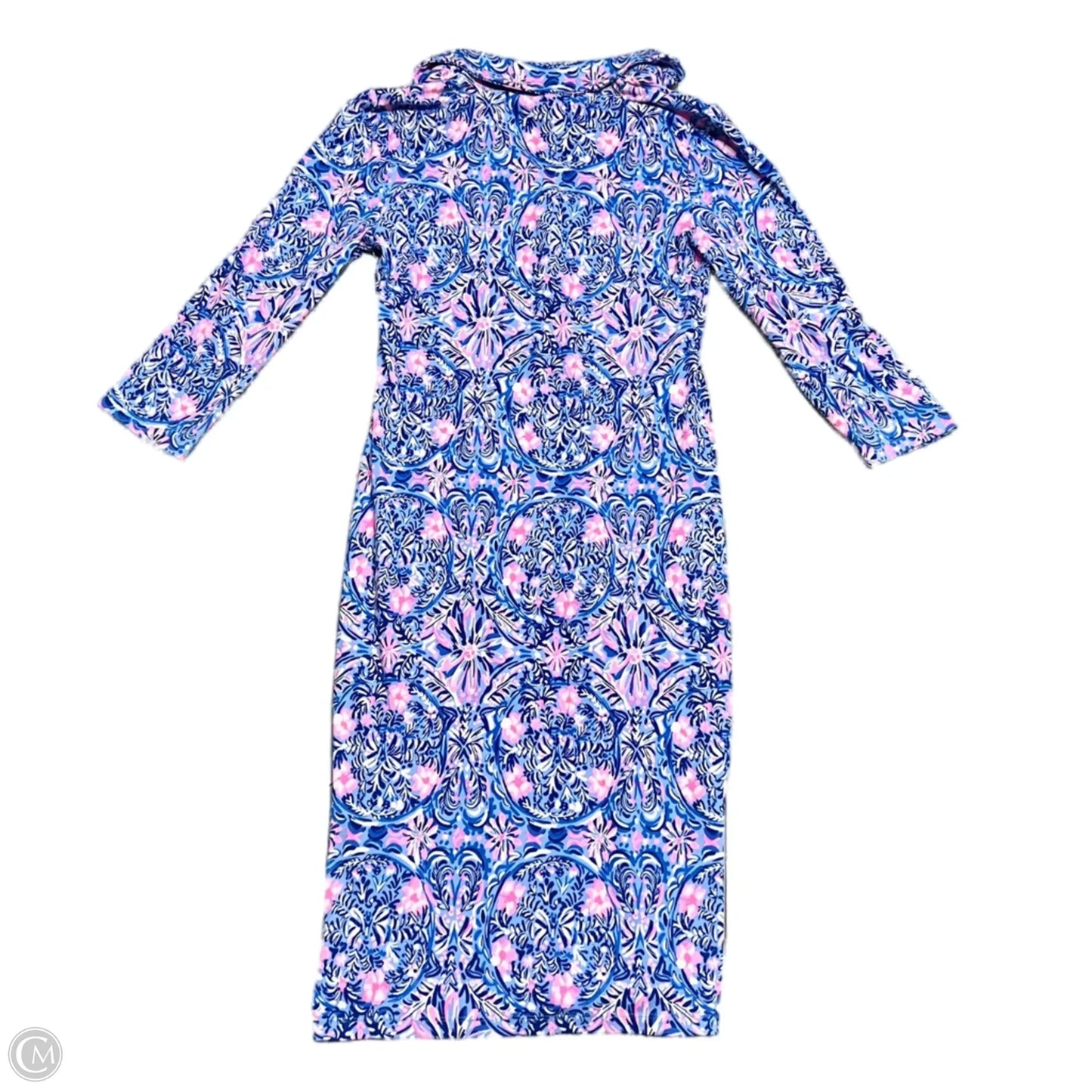 Dress Designer By Lilly Pulitzer In Blue & Pink, Size: S