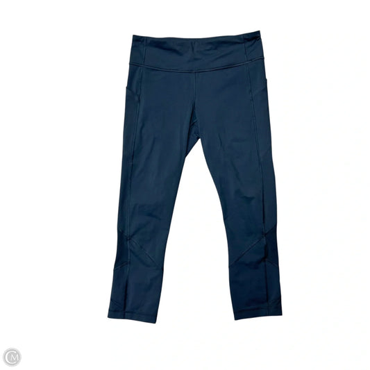 Athletic Capris By Lululemon In Navy, Size: 6