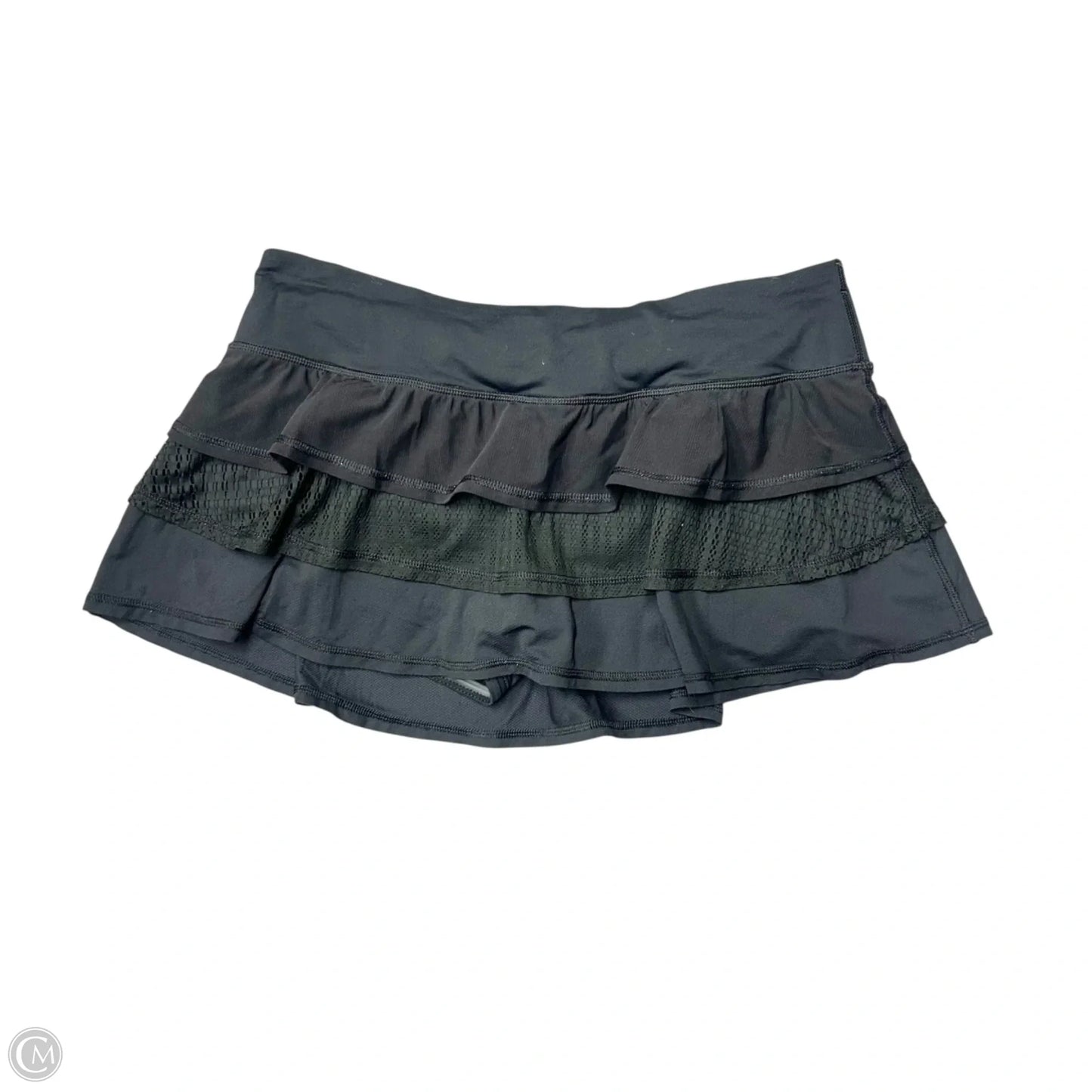 Athletic Skort By Lululemon In Black, Size: 8