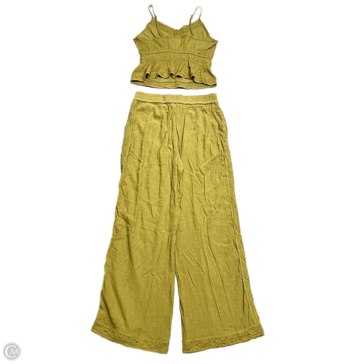 Pants Set 2pc By Caroline Constas In Green, Size: M