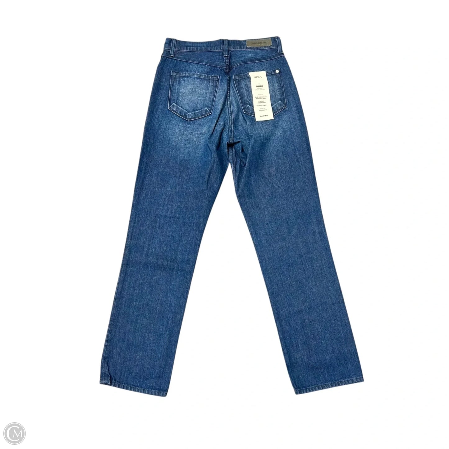 Jeans Straight By Baldwin In Blue Denim, Size: 2