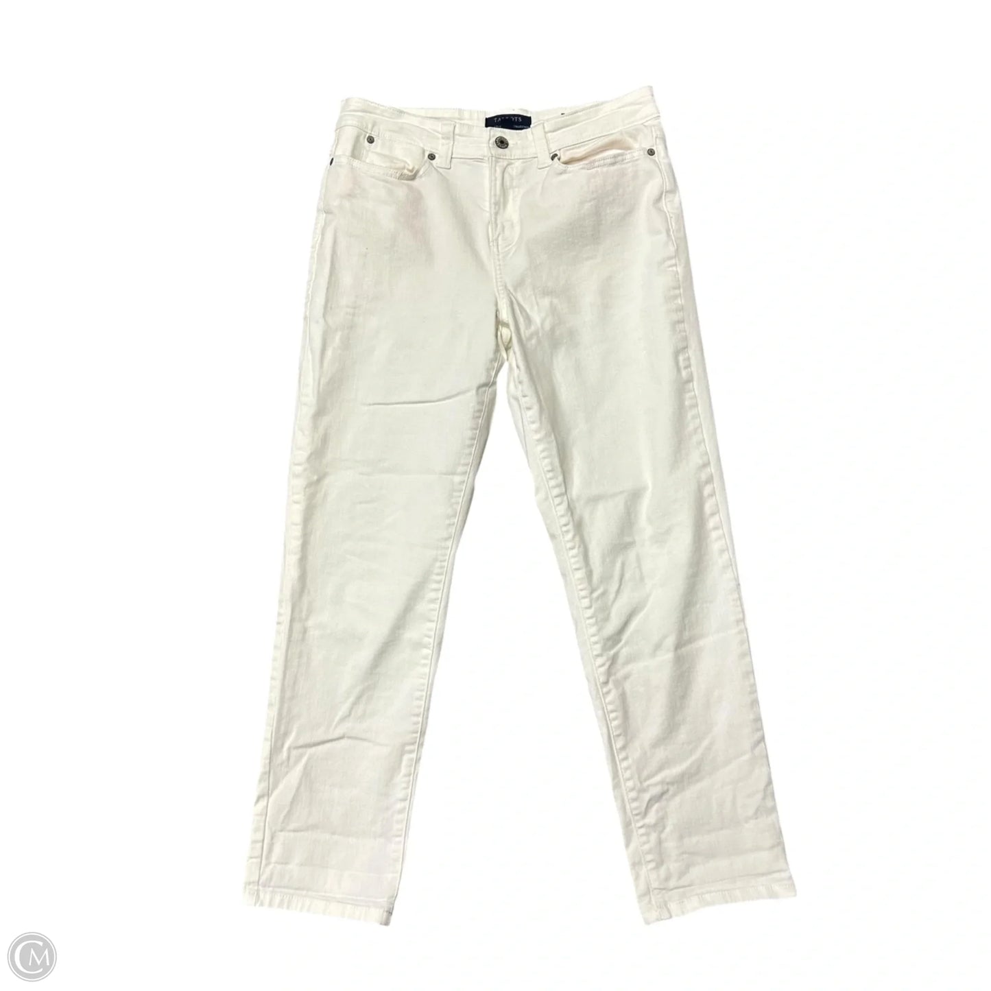Jeans Boyfriend By Talbots In Cream, Size: 8