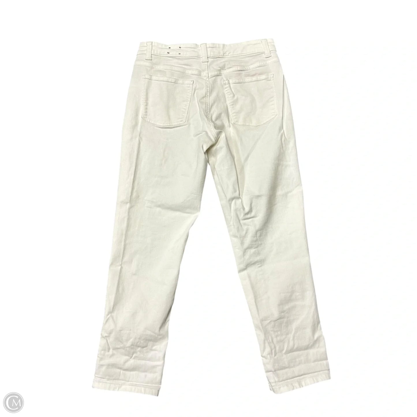 Jeans Boyfriend By Talbots In Cream, Size: 8