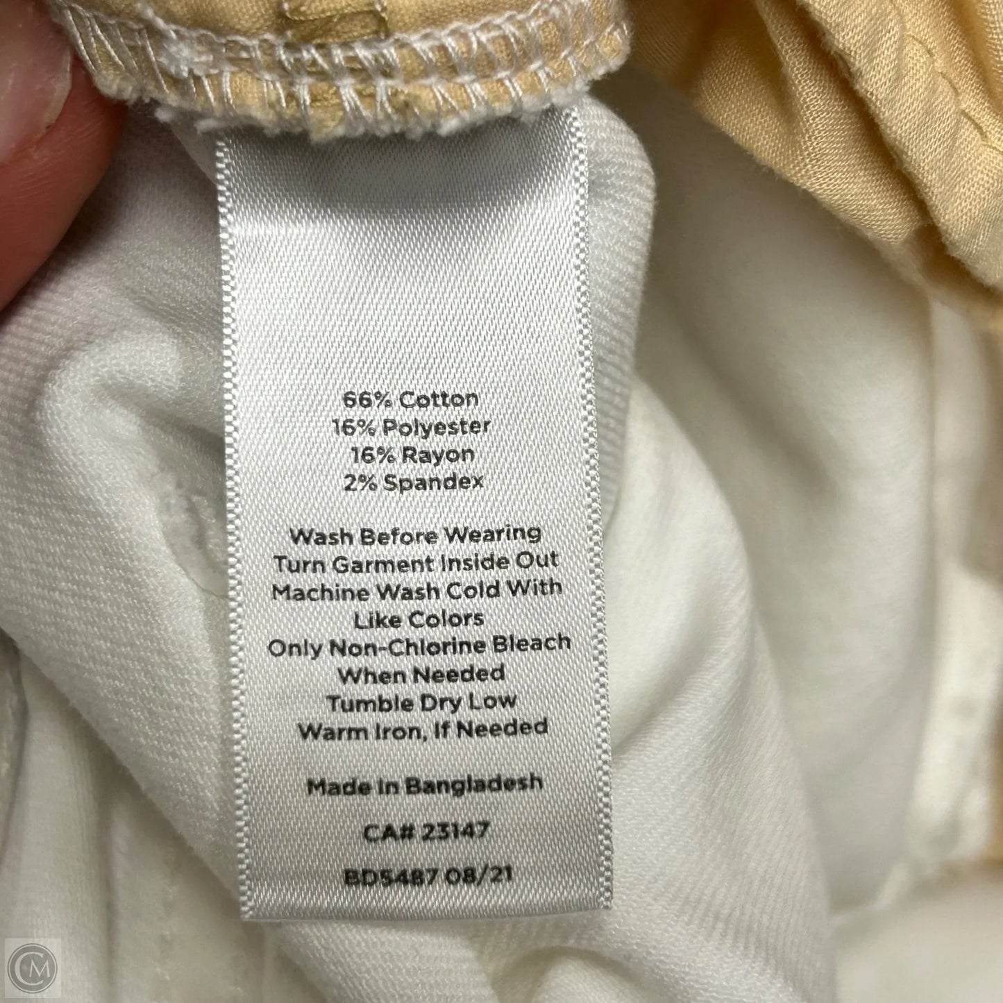 Jeans Boyfriend By Talbots In Cream, Size: 8