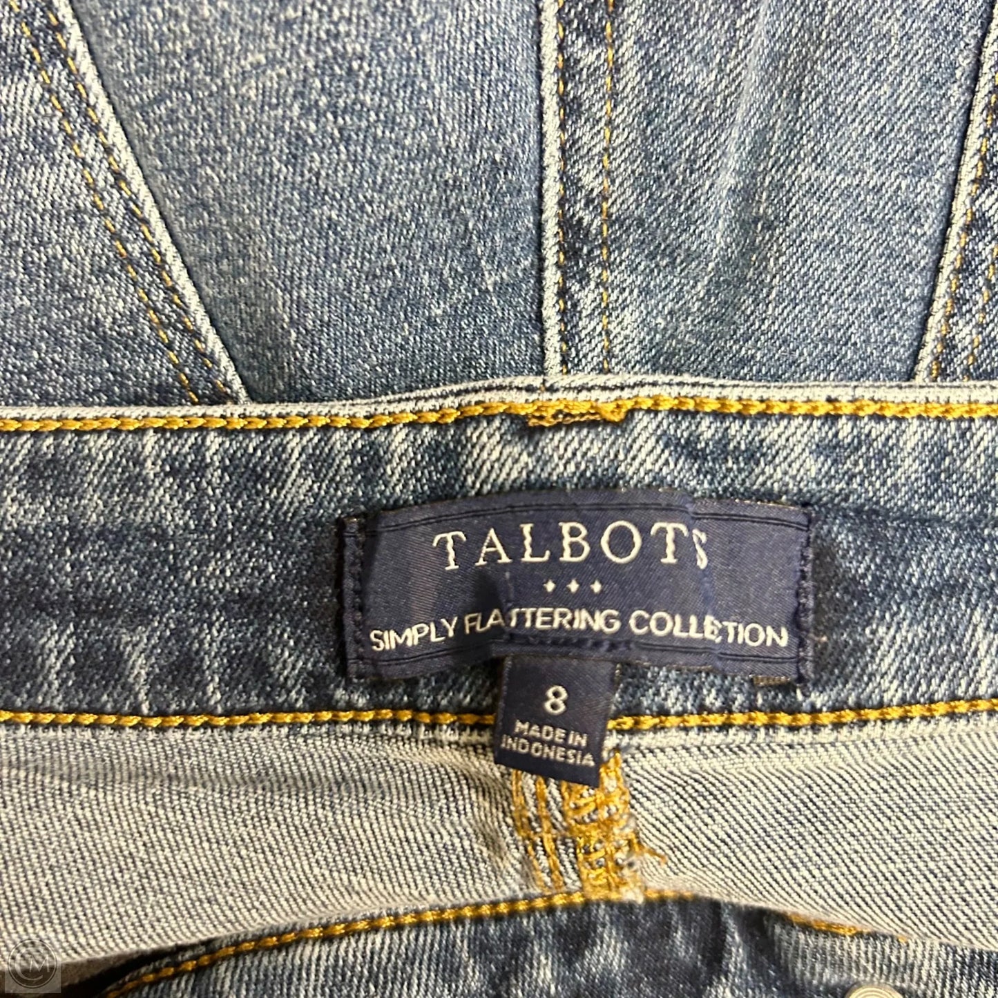 Jeans Boyfriend By Talbots In Blue Denim, Size: 8