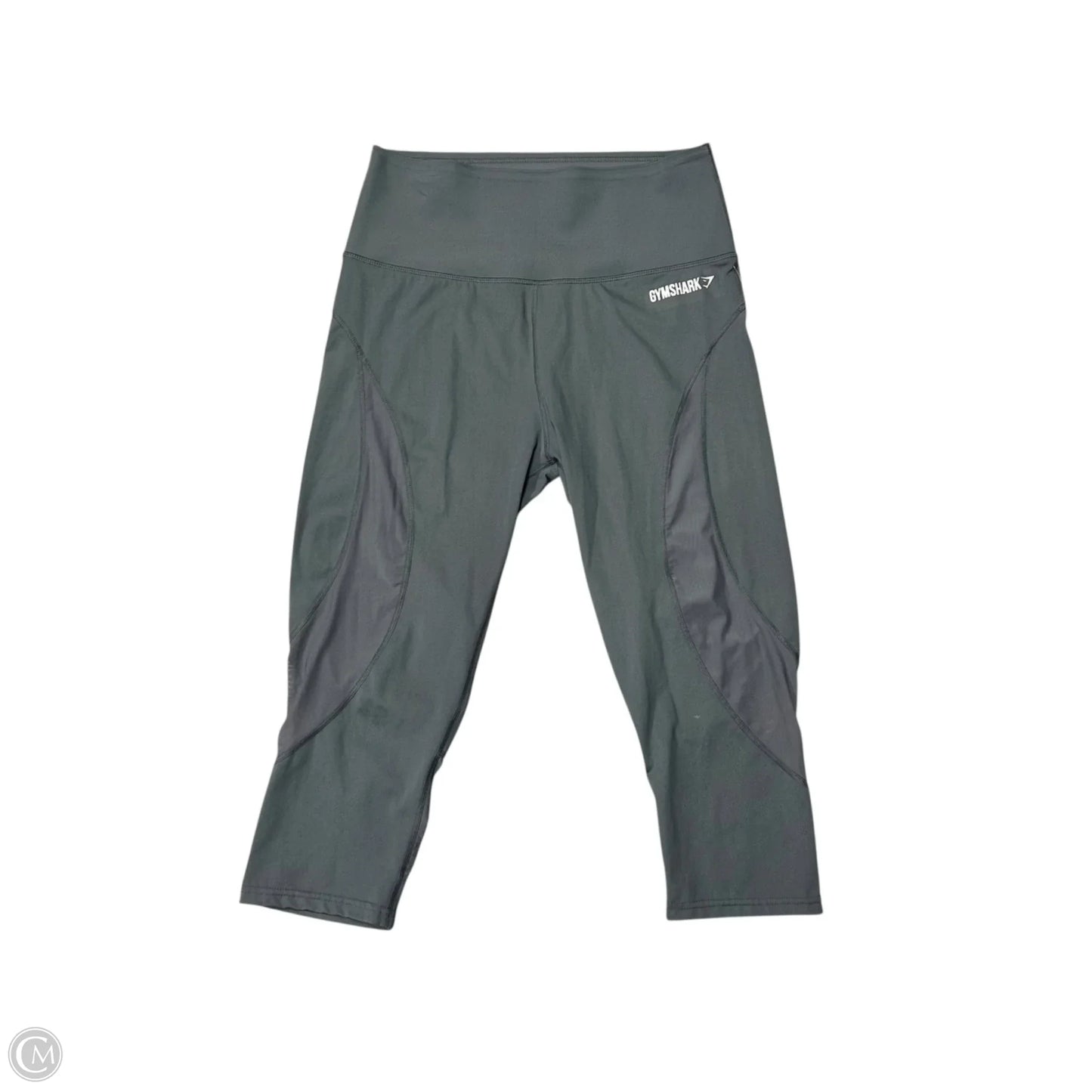Athletic Capris By Gym Shark In Grey, Size: 12