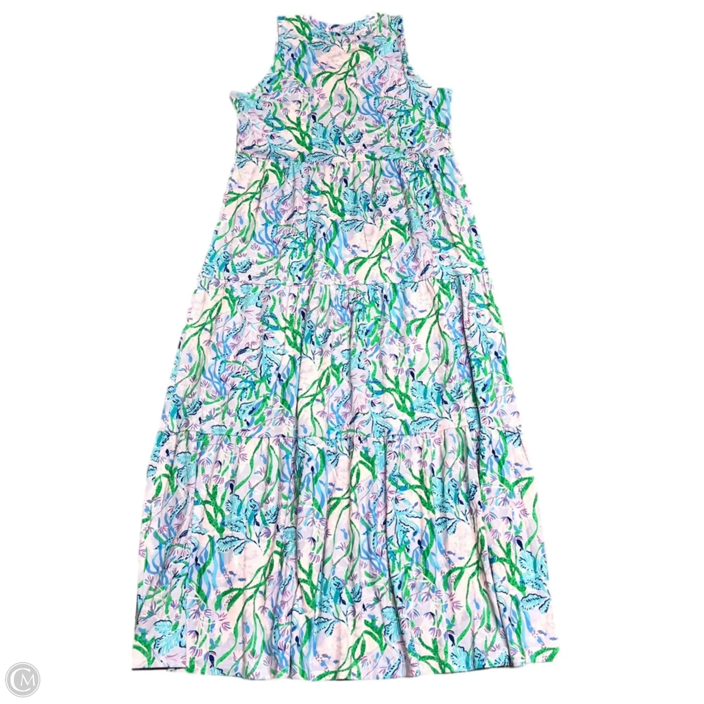 Dress Designer By Lilly Pulitzer In Blue & Purple, Size: M