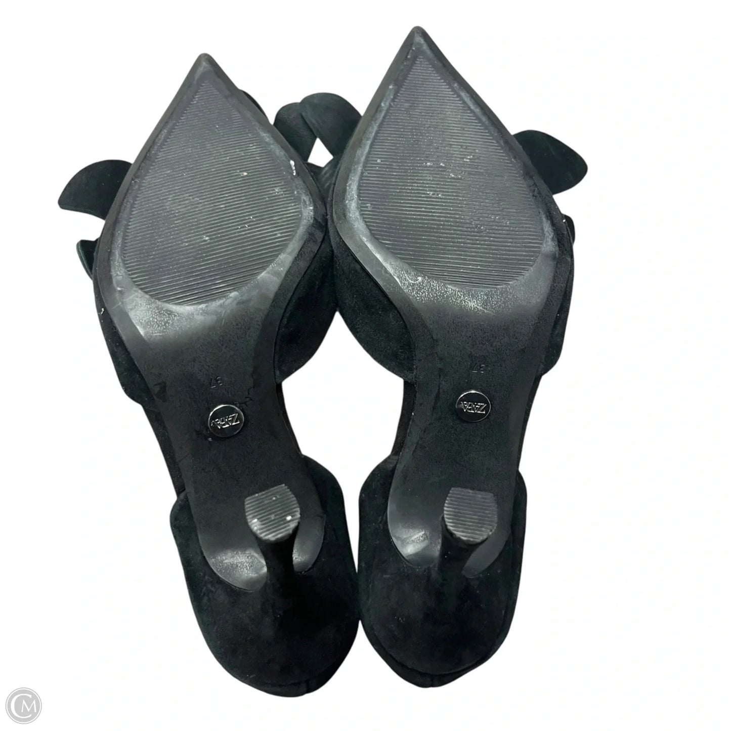 Shoes Heels Kitten By Zara In Black, Size: 6.5