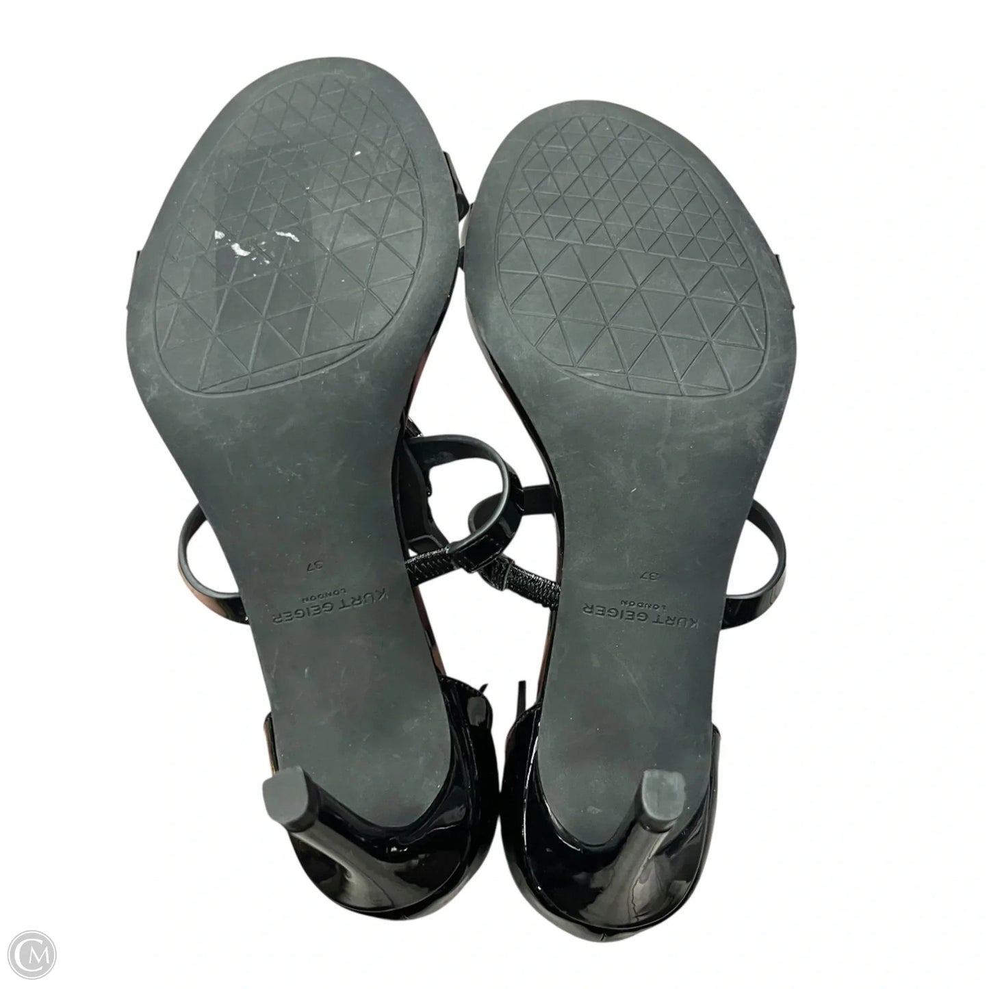 Sandals Designer By Kurt Geiger In Black, Size: 6.5