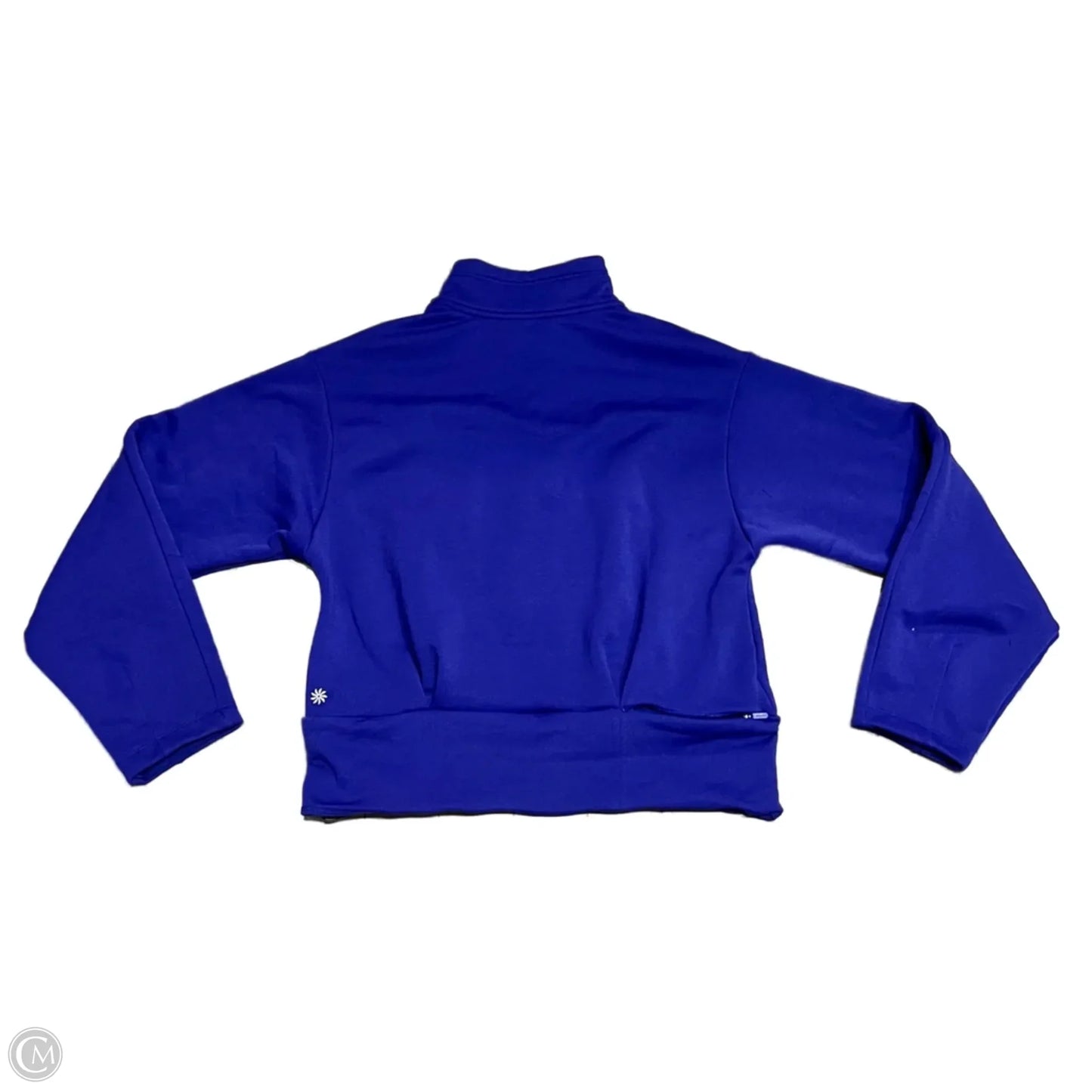 Athletic Top Long Sleeve Collar By Athleta In Blue, Size: S