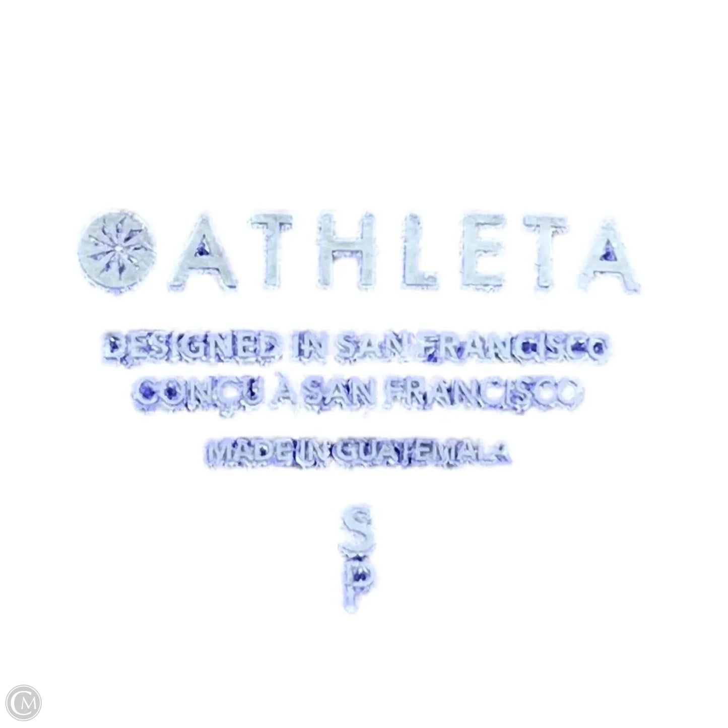 Athletic Top Long Sleeve Collar By Athleta In Blue, Size: S