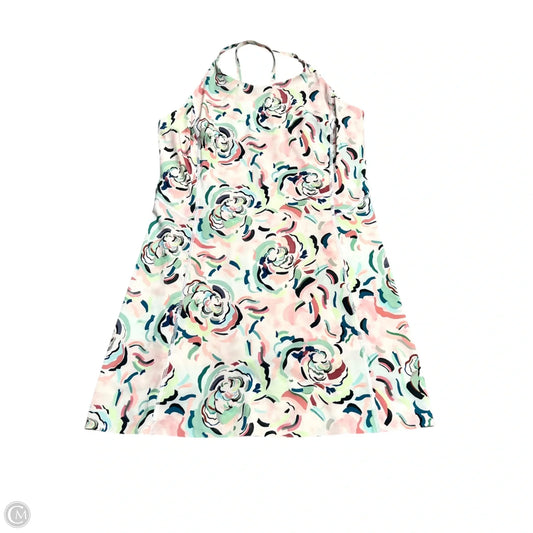 Athletic Dress By Athleta In Blue & Pink, Size: M