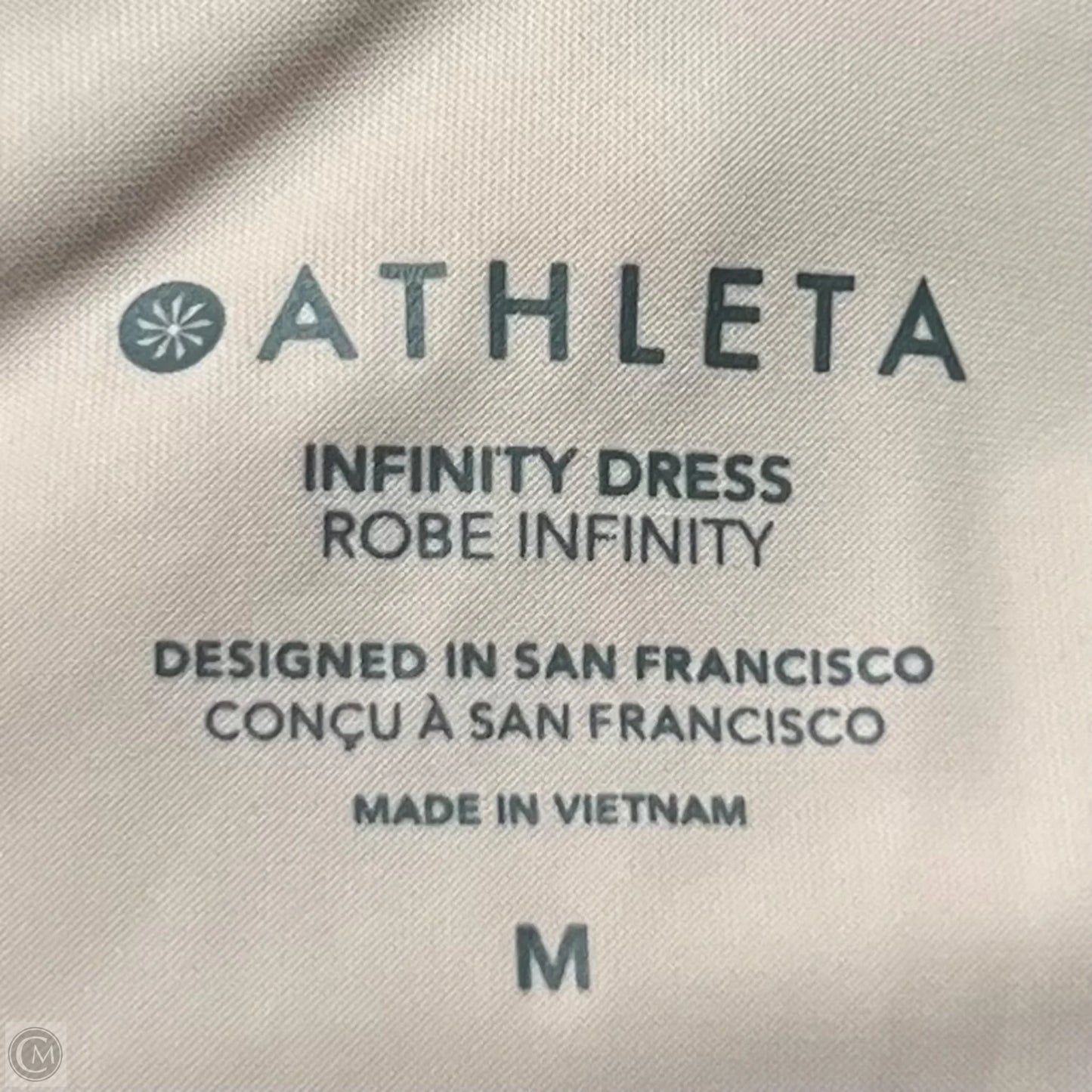 Athletic Dress By Athleta In Blue & Pink, Size: M