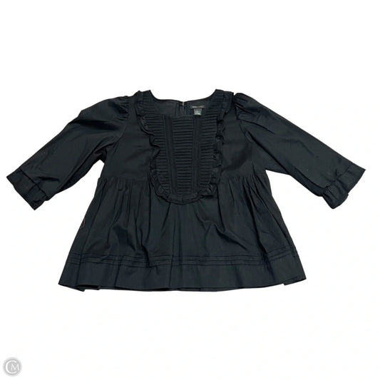 Top Short Sleeve By Bcbgmaxazria In Black, Size: Xl