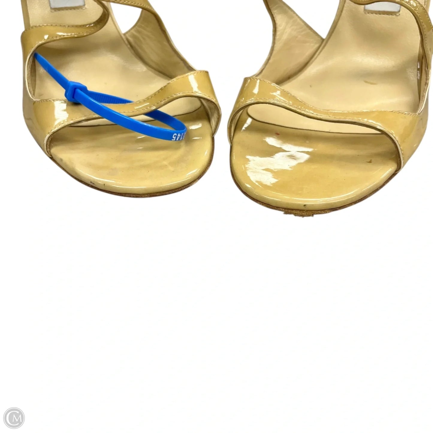 Sandals Luxury Designer By Jimmy Choo In Tan, Size: 10