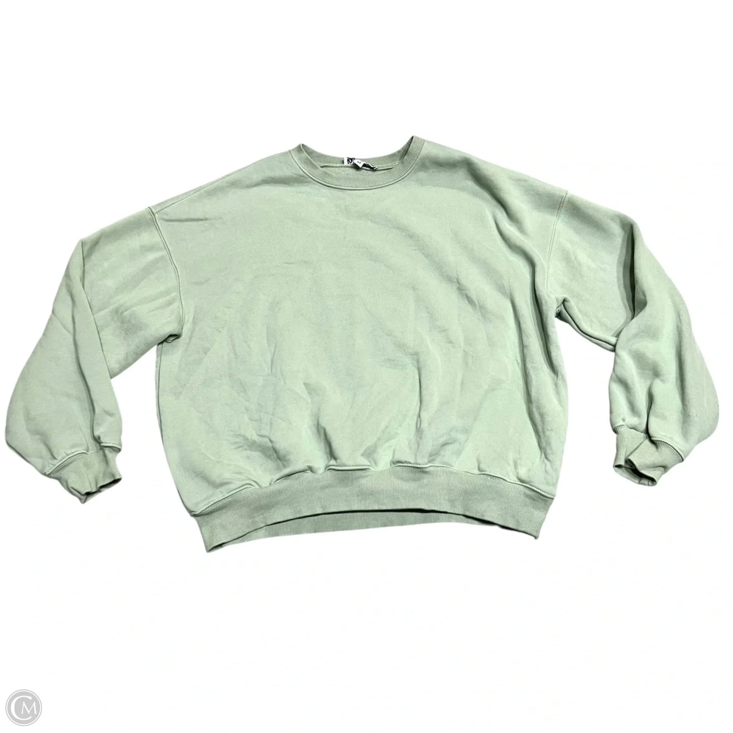Sweatshirt Crewneck By Tic Toc In Green, Size: M