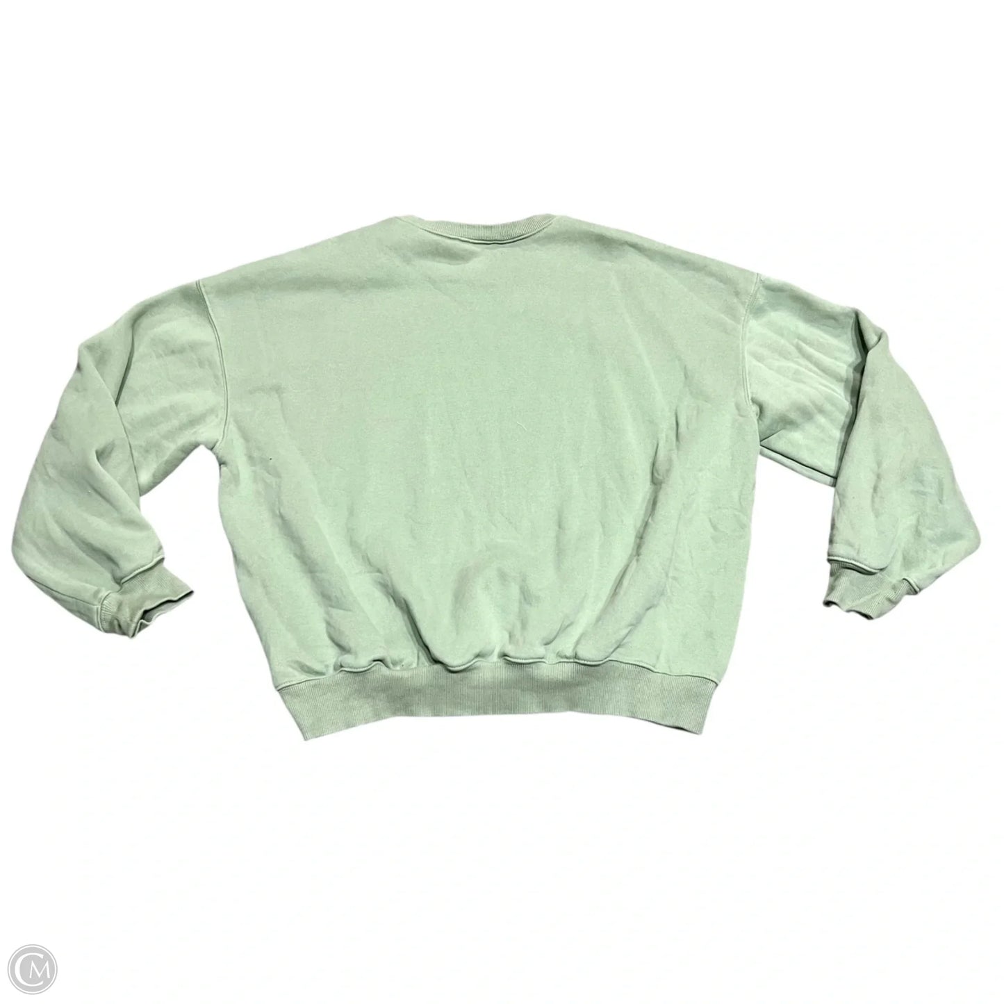 Sweatshirt Crewneck By Tic Toc In Green, Size: M