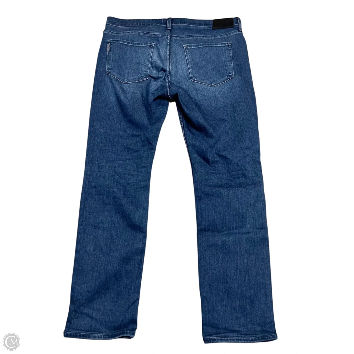 Jeans Straight By Paige In Blue Denim, Size: 20