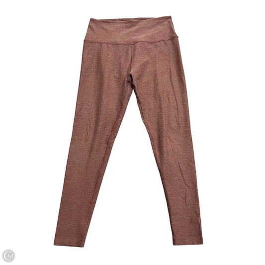 Athletic Leggings By Beyond Yoga In Brown, Size: 12