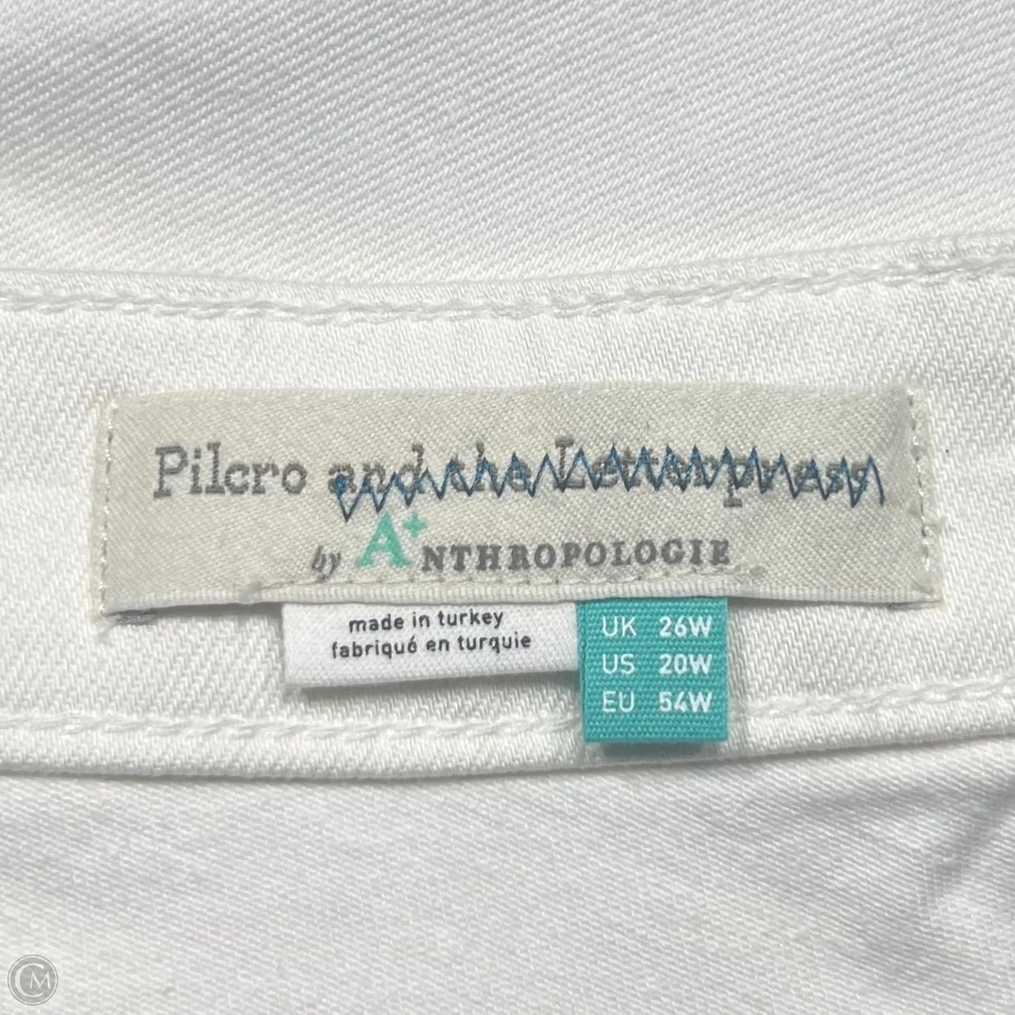 Jeans Jeggings By Pilcro In Cream Denim, Size: 20