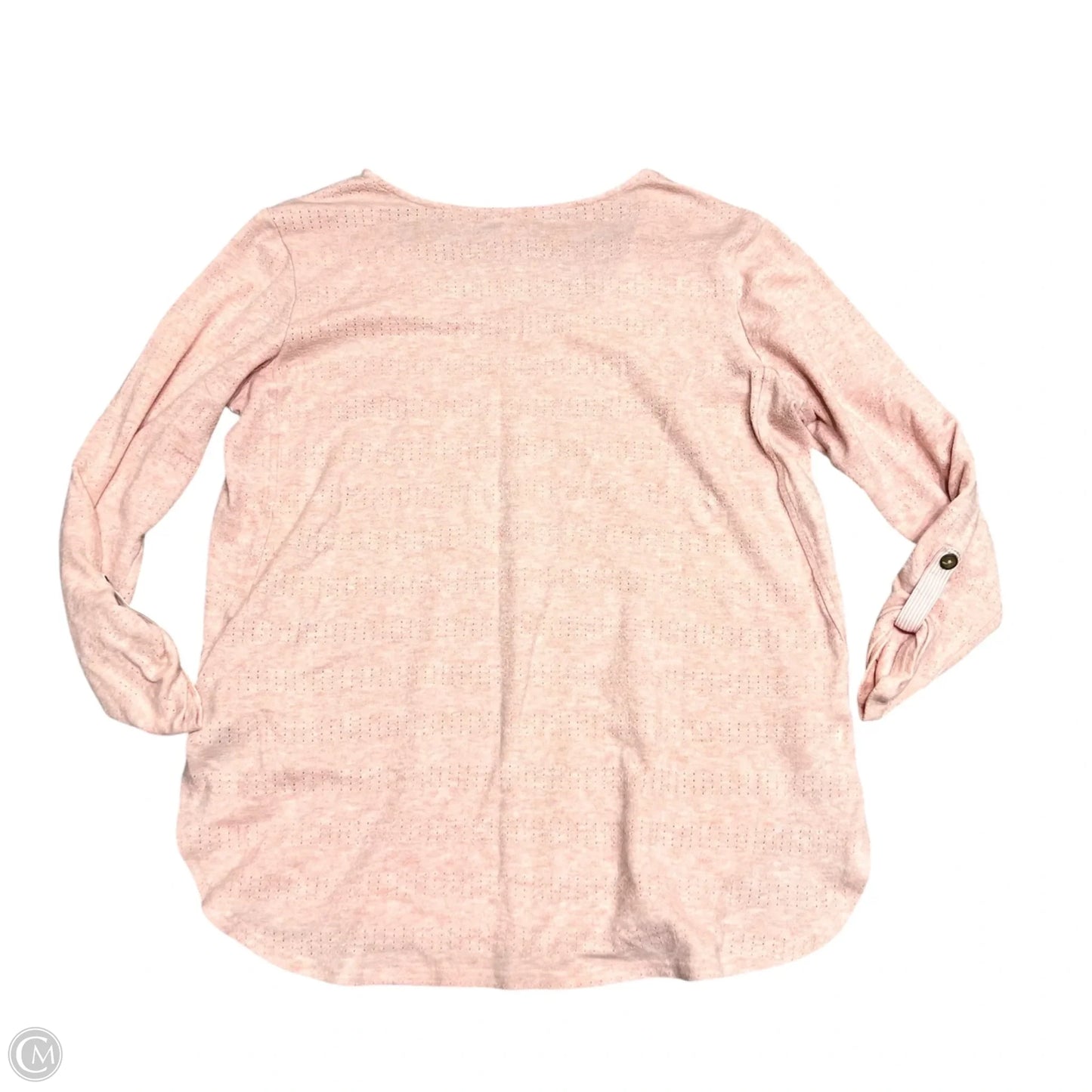Sweater By Anthropologie In Peach, Size: Xl