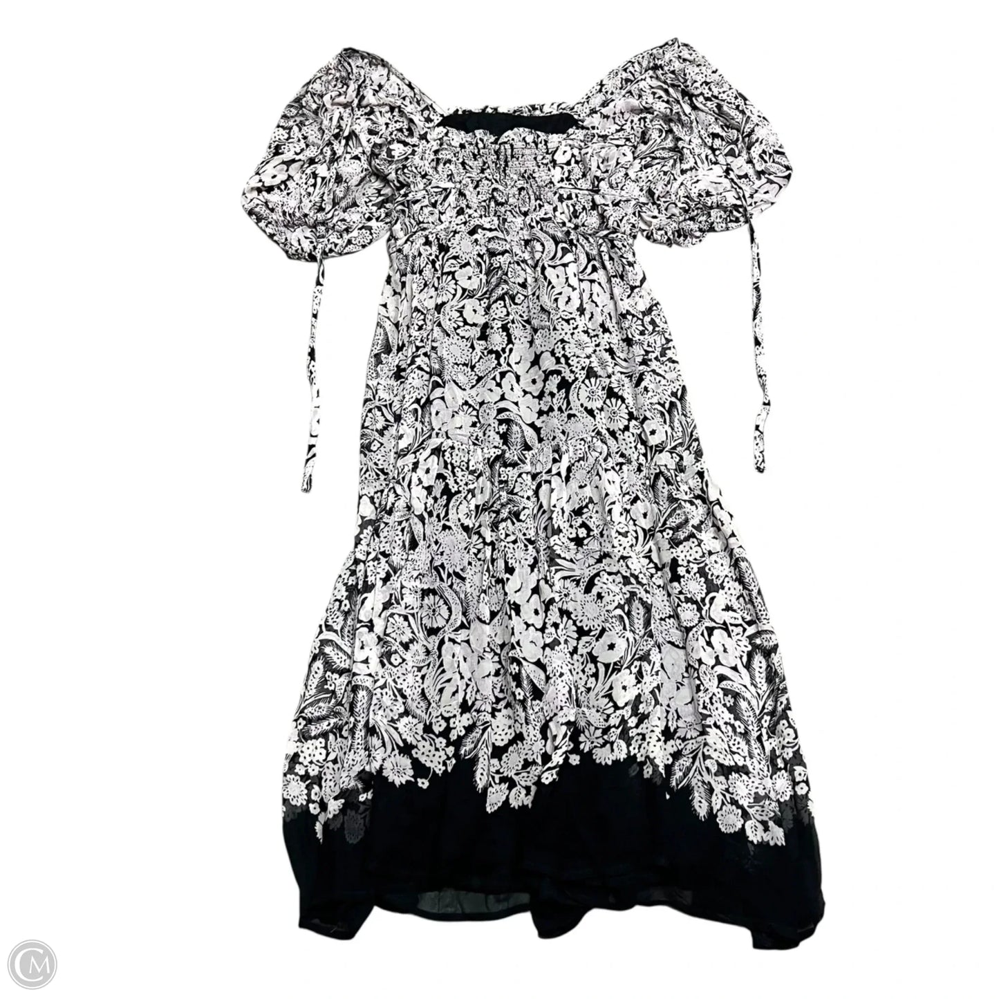 Dress Casual Maxi By Anthropologie In Black & Pink, Size: S