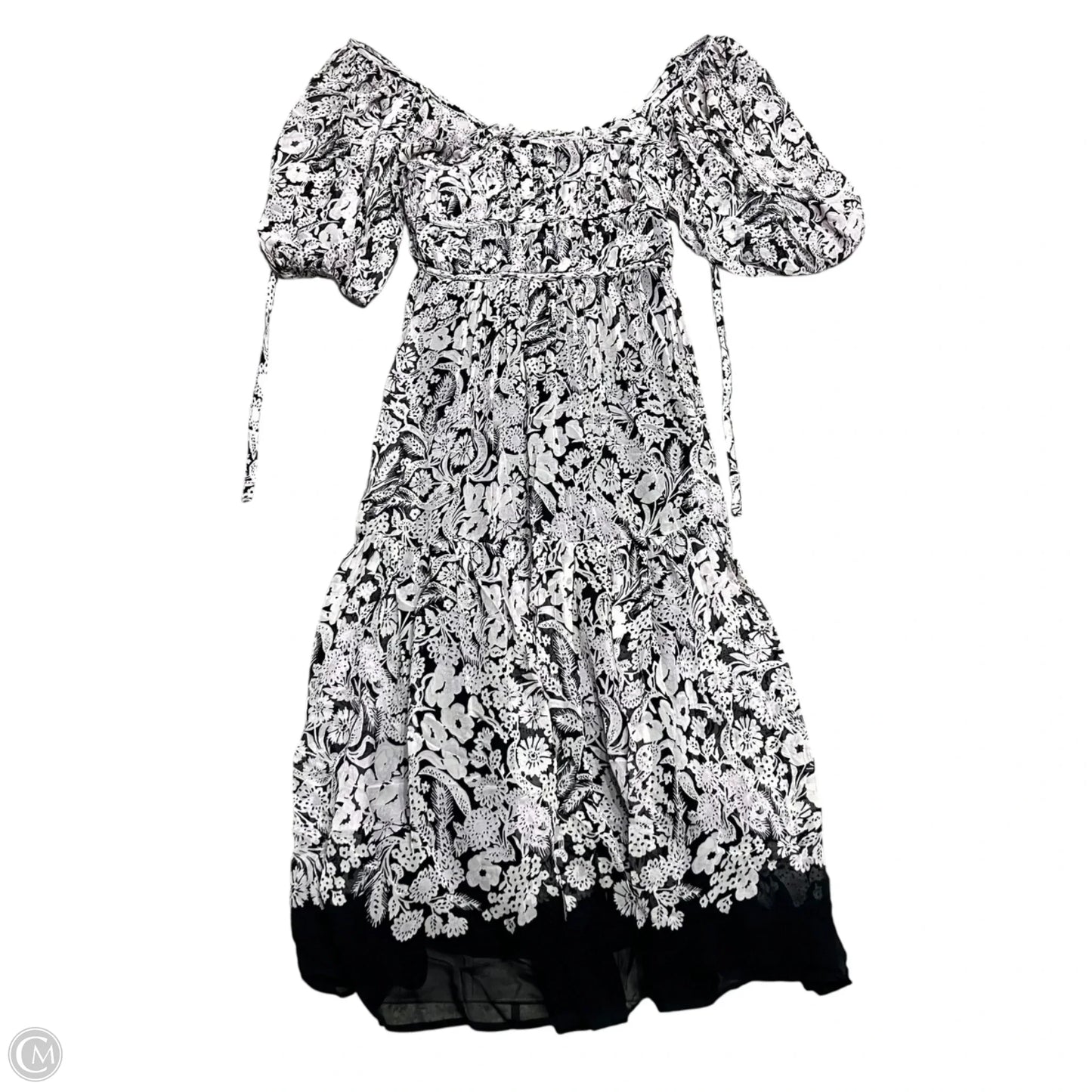 Dress Casual Maxi By Anthropologie In Black & Pink, Size: S