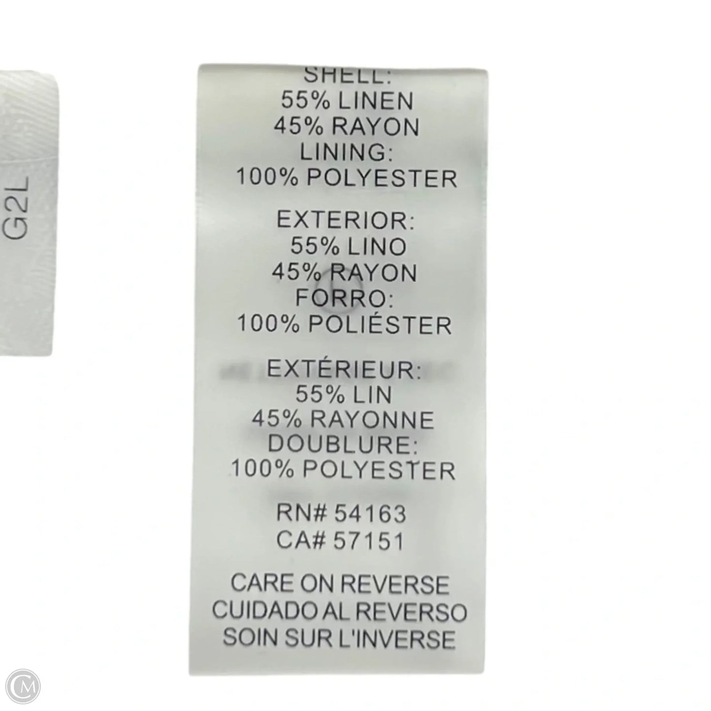 Blazer Designer By Karl Lagerfeld In Black & White, Size: S