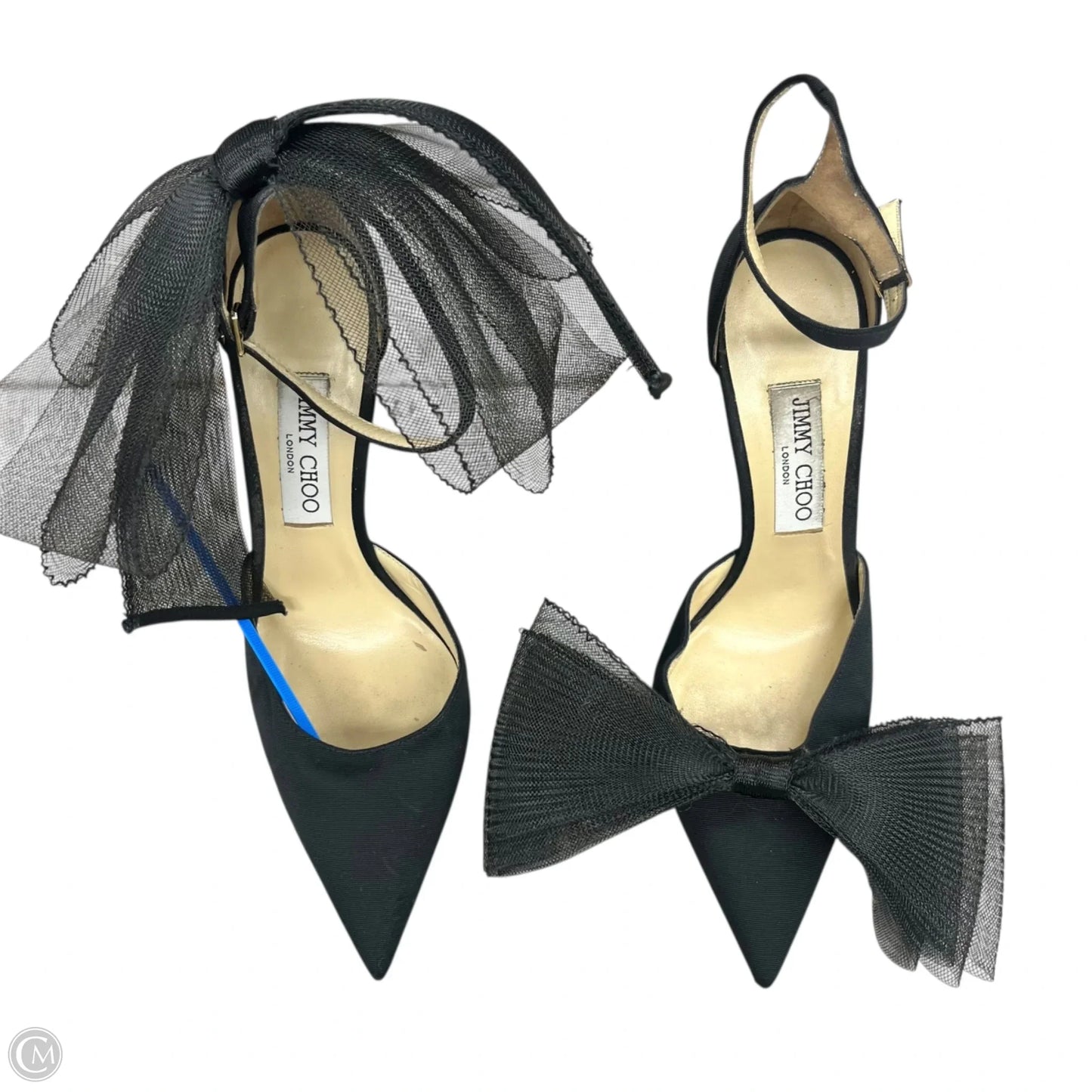 Shoes Luxury Designer By Jimmy Choo In Black, Size: 9