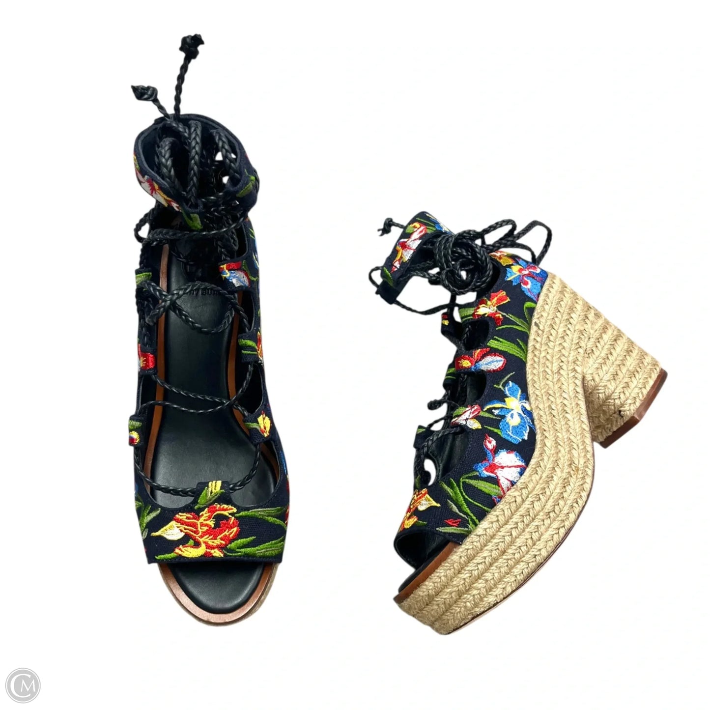 Shoes Designer By Tory Burch In Navy, Size: 7