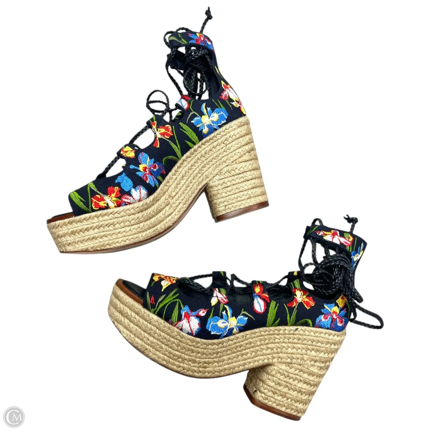 Shoes Designer By Tory Burch In Navy, Size: 7