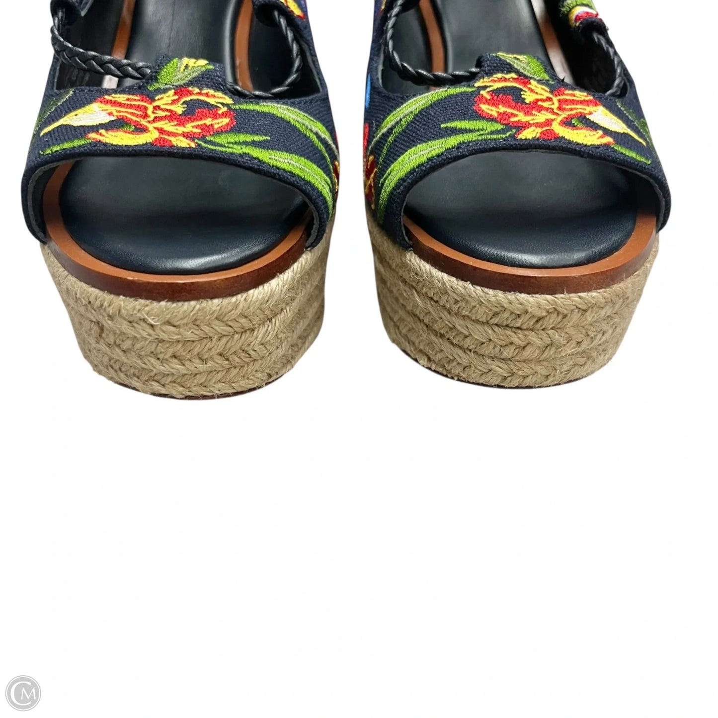 Shoes Designer By Tory Burch In Navy, Size: 7