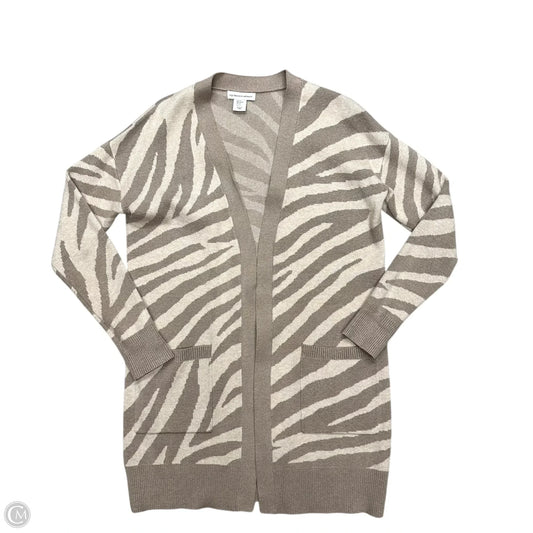 Sweater Cardigan By Cupcakes And Cashmere In Taupe, Size: Xs