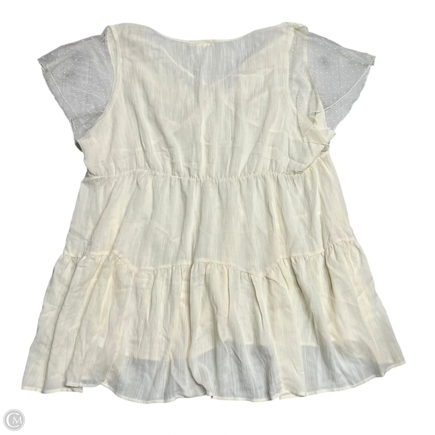 Dress Casual Short By Torrid In Cream, Size: 5x