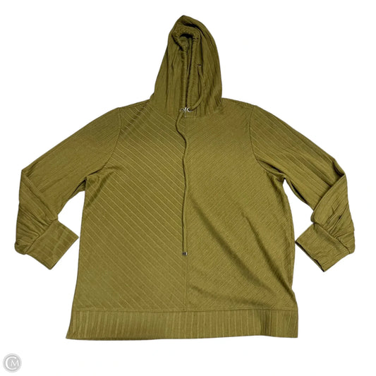 Sweatshirt Hoodie By Nine West In Green, Size: Xxl