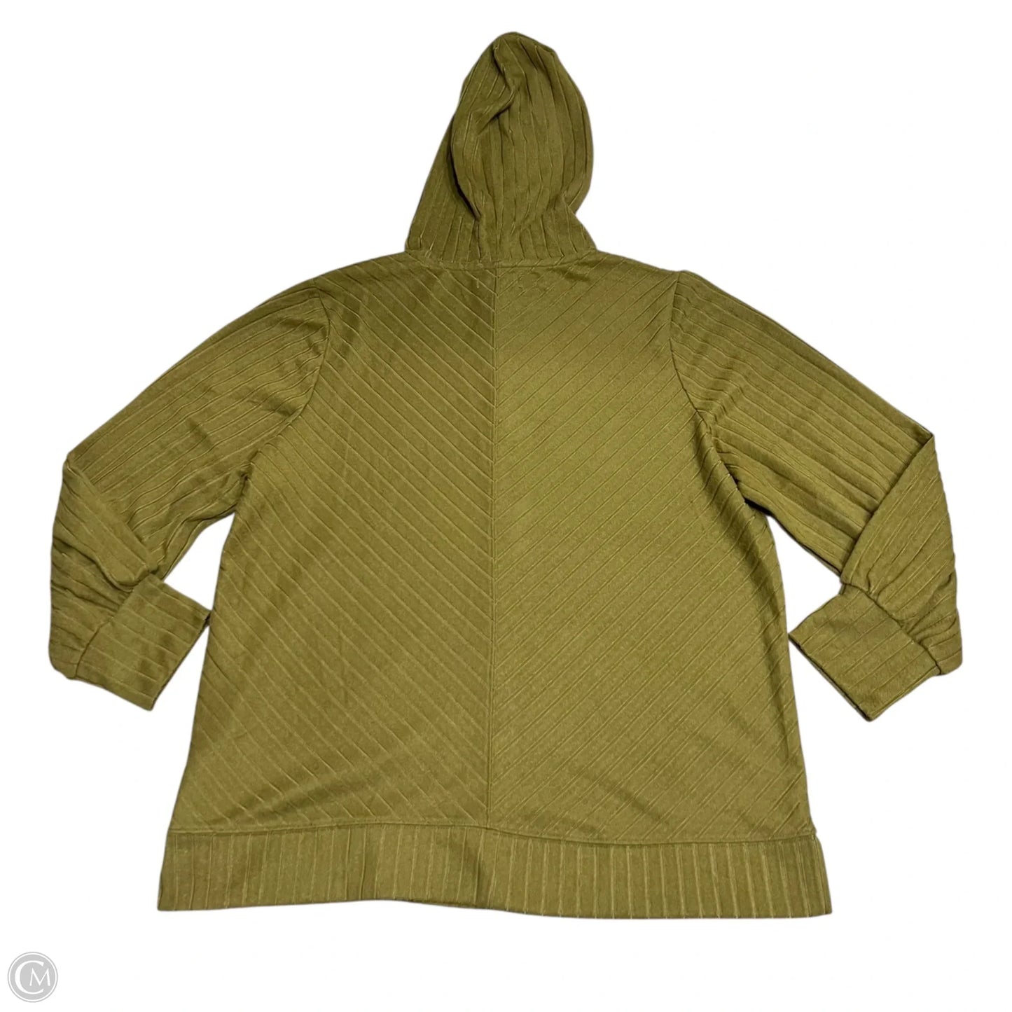Sweatshirt Hoodie By Nine West In Green, Size: Xxl