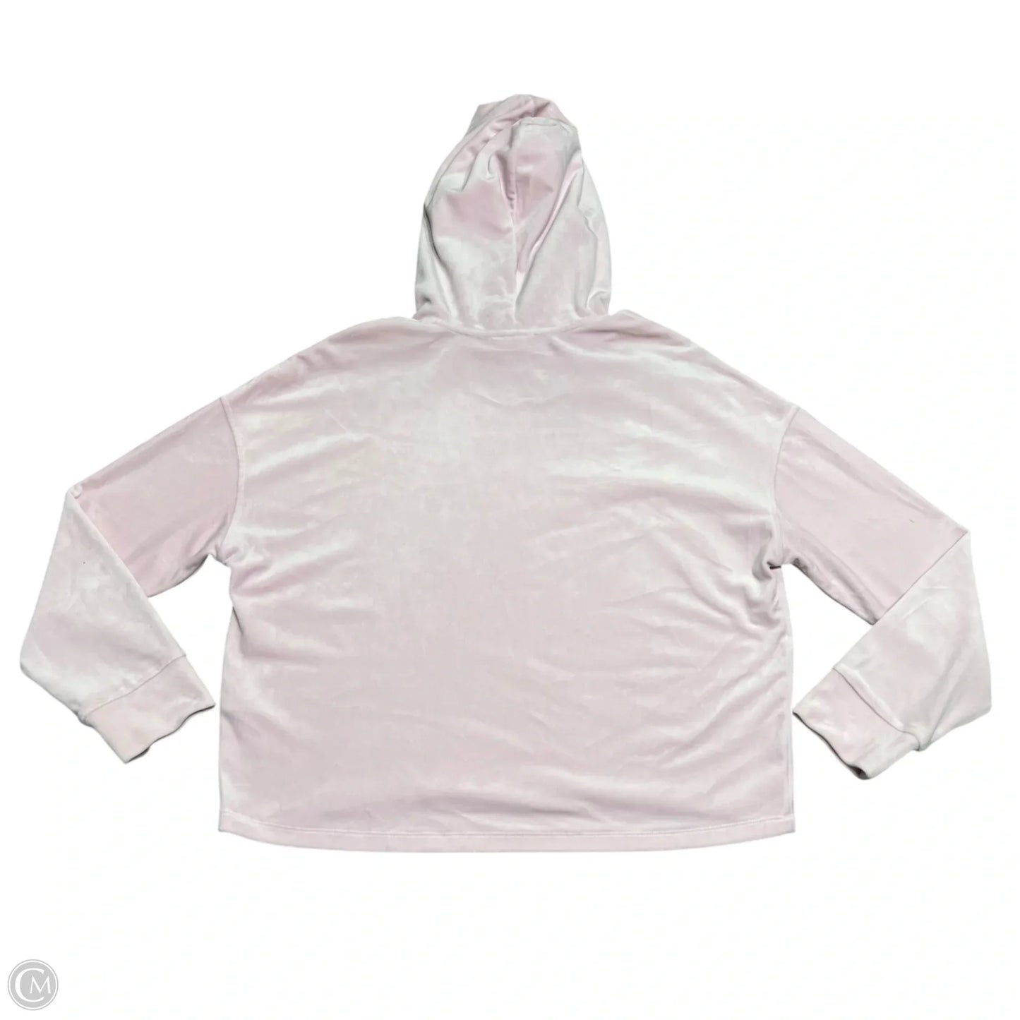 Sweatshirt Hoodie By Dkny In Pink, Size: M