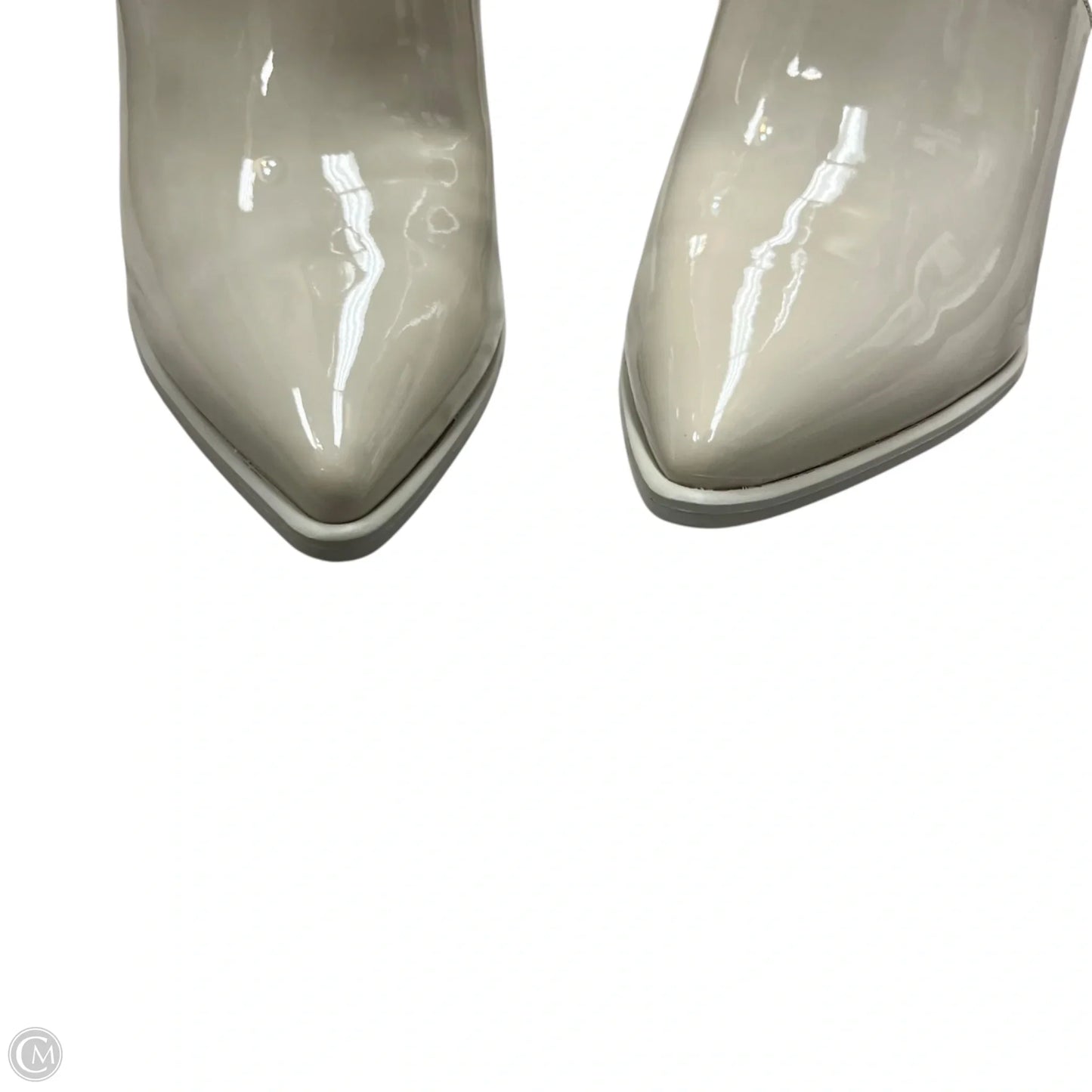 Boots Ankle Heels By Steve Madden In Cream, Size: 7