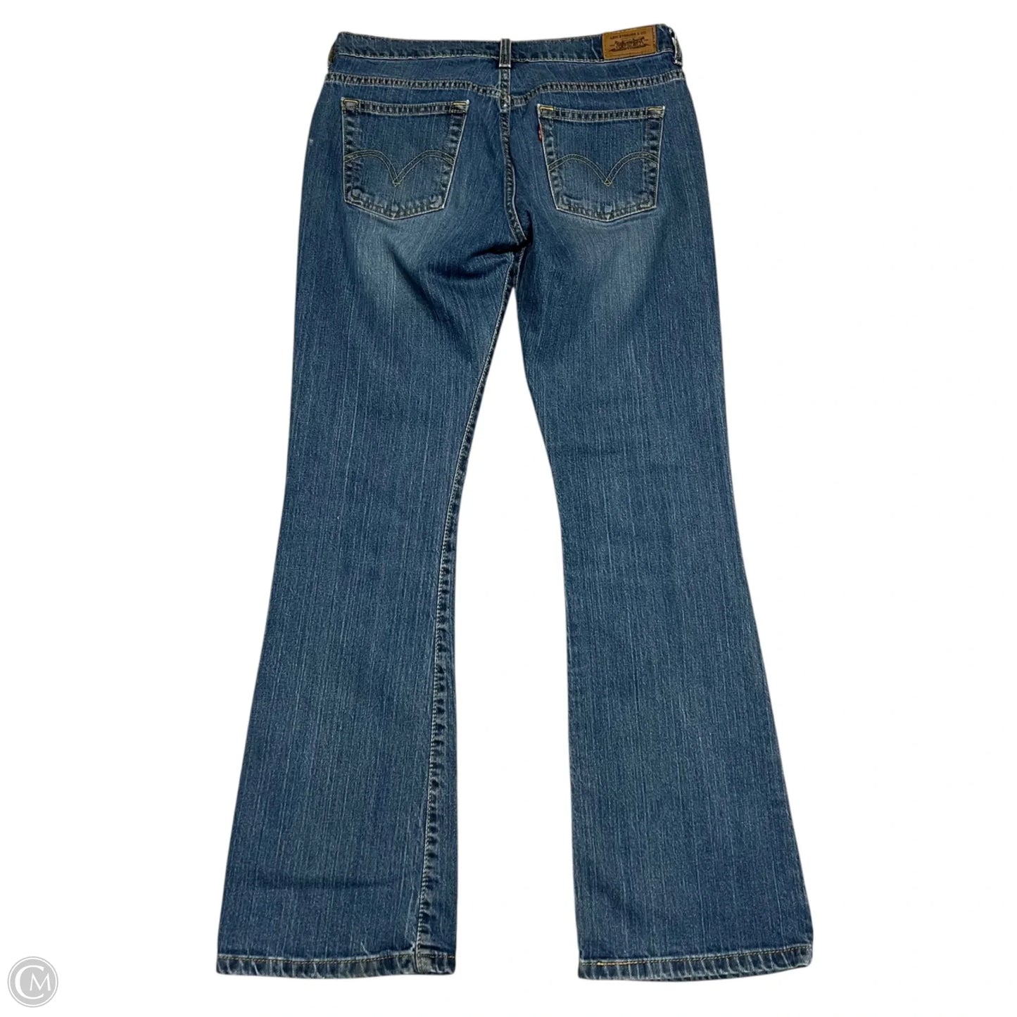 Jeans Boot Cut By Levis In Blue Denim, Size: 8