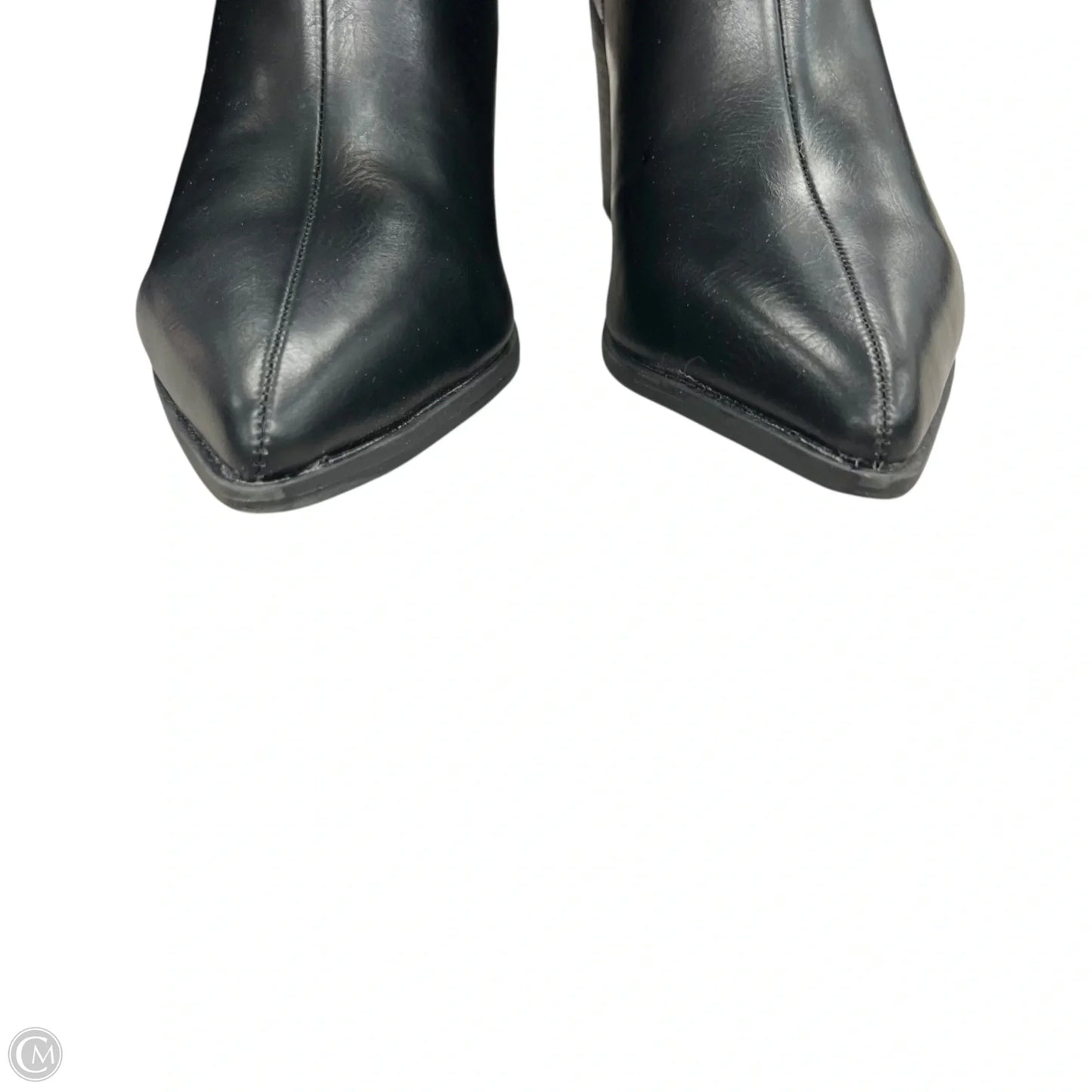 Boots Knee Heels In Black By Tru Comfort, Size: 9.5