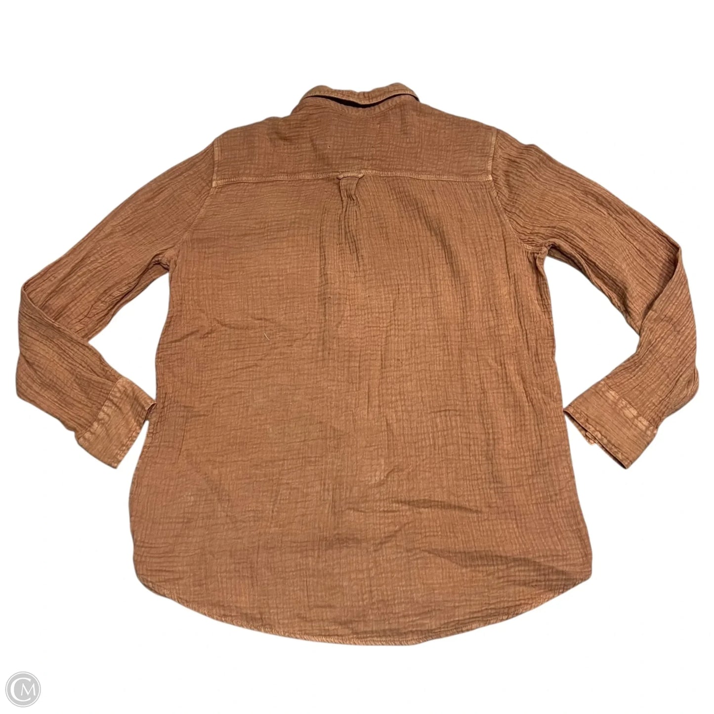 Top Long Sleeve By Lola River In Orange, Size: L