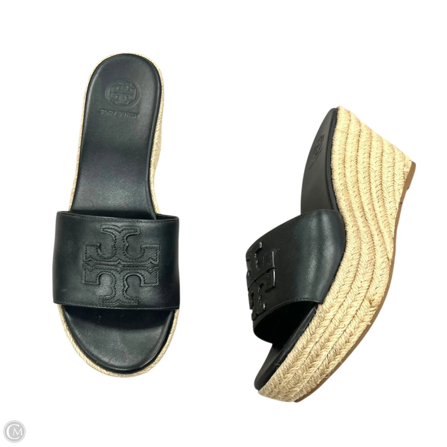 Sandals Designer By Tory Burch In Black, Size: 6