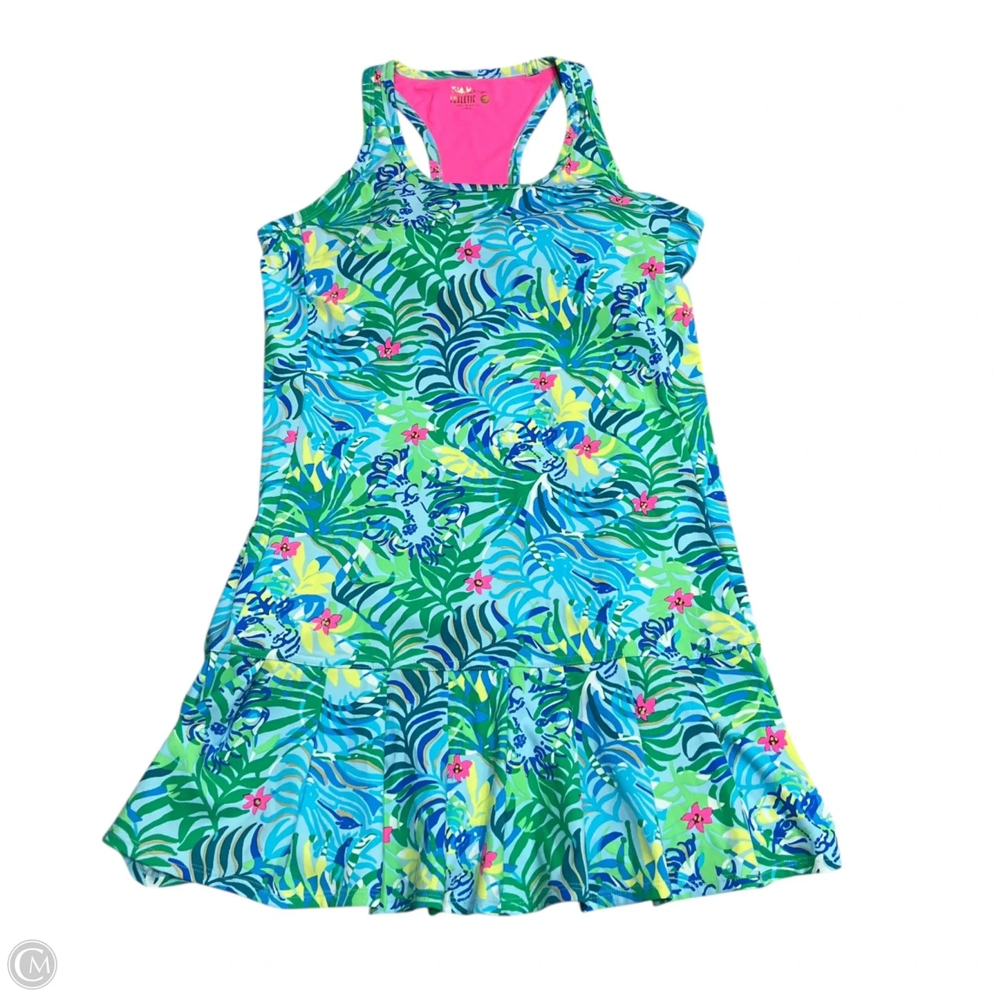 Dress Designer By Lilly Pulitzer In Blue & Green, Size: S