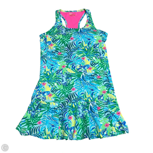 Dress Designer By Lilly Pulitzer In Blue & Green, Size: S