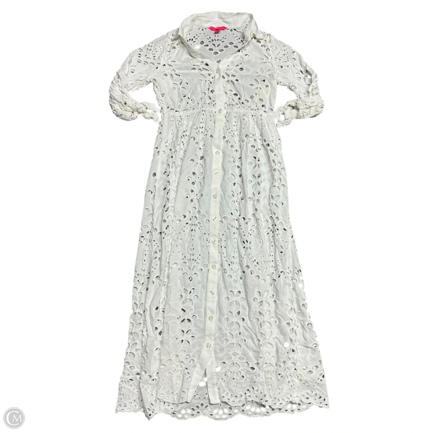 Dress Designer By Lilly Pulitzer In Cream, Size: M